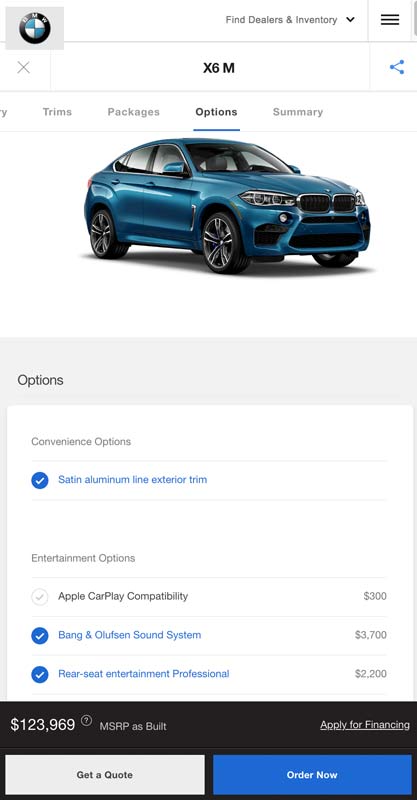 CarPlay option - unchecked