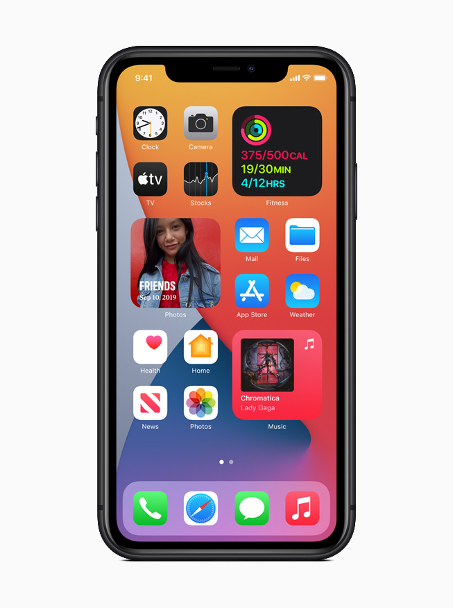 iOS 14 on iPhone